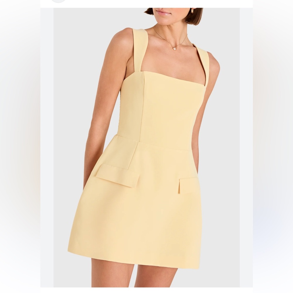 Amanda Uprichard Yellow Jumpsuit